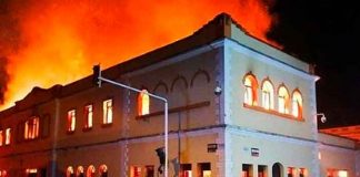 Colombia, Tuluá, incendio, Palacio de Justicia