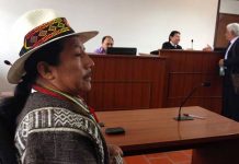 Corte de Colombia ordena liberación inmediata de líder indígena