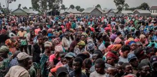 República Democrática del Congo, miles de personas , erupción volcán,