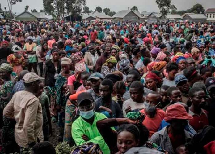 congo1 República Democrática del Congo, miles de personas , erupción volcán,