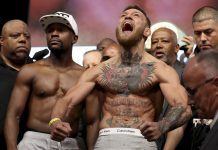 Floyd Mayweather y Conor McGregor cumplieron en la báscula