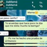 WhatsApp: joven le confiesa a su madre que está embarazada y ella contestó así