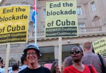 Activistas demandan en EE.UU. fin de bloqueo contra Cuba