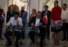 Cuba y Chile firman convenio de cooperación cinematográfica