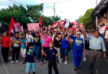 Nicaragua: Espectacular cierre de campaña en el municipio de Diriá
