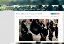 Daesh hackea la página del Ejército argentino y deja amenaza