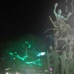 Inicia instalación de decoraciones navideñas en rotondas y puntos concurridos de la capital