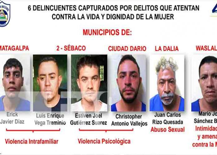 nicaragua, matagalpa, policia nacional, delitos,