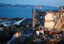 Derrumbe de edificio en Italia deja saldo de 8 fallecidos