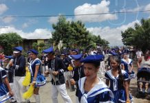 Realizan desfile en Ciudad Belén en saludo al natalicio de Benjamín Zeledón