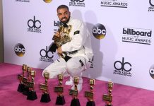 Drake rompe el récord de Adele en los Premios Billboard