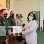 Nicaragua, Managua, Ejército, profesionales de la medicina