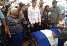 Emotiva despedida a Paul Rosales en Santo Domingo, Chontales