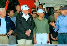Trump se compromete a «ayudar a Florida» tras visita a zona devastada