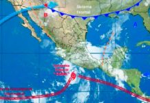 Se forma la tormenta tropical Dora frente las costas del sur de México