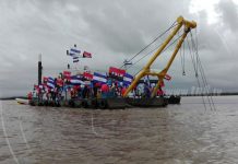 Inauguran nueva draga en el Caribe Sur de Nicaragua