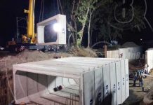 Managua: Avanzan las obras de drenaje que se construyen cerca del nuevo estadio de béisbol