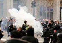 4 meses de cárcel a manifestante en toma de posesión de Trump