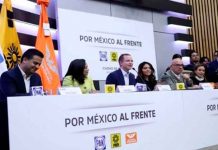 Coalición «Por México al Frente» se apunta a comicios de 2018
