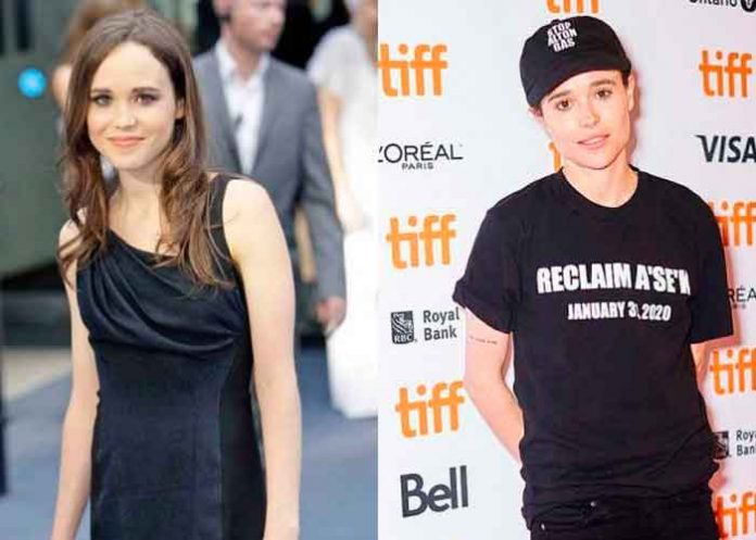 ellen-page- cine, transgenero, ellen page, elliot page, foto, senos, viral, actor,