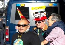 Policías españoles marchan para exigir mejoras salariales