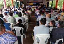 Realizan asamblea comunitaria en Nueva Guinea para valorar trabajo de la policía