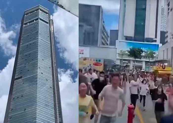 china, evacuacion, rascacielos, seg plaza,