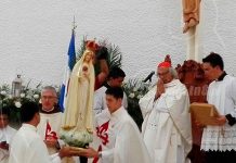 Cardenal Brenes oficia misa en honor a la virgen de Fátima