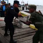 Bilwi: Fuerza Naval incauta 38 sacos de droga en el caño Wankluman