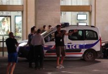 Evacúan la estación tren Nimes en el inicio de la Vuelta Ciclista a España