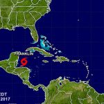 México: Declaran una alerta naranja en el Caribe por la tormenta tropical Franklin