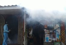 Jornada de fumigación y abatización en la Colonia Nicarao
