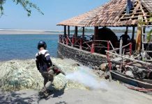 Fumigan y abatizan balnearios en León