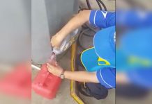 Captan en video robo descarado de bomberos en una gasolinera de Managua