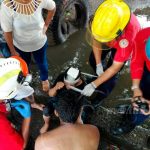 Managua: Mujer en estado de ebriedad se «parte» la cabeza