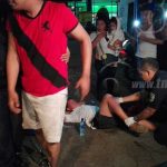 Managua: Motociclista y su acompañante sufren accidente por circular sin luces