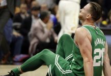 Celtics pierden a Hayward por fractura en duelo inaugural