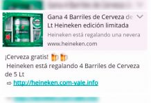 Cerveza gratis, la nueva estafa de WhatsApp