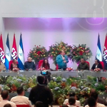 Presidente Daniel y Vice Presidente Rosario presiden acto en homenaje a Fidel Castro
