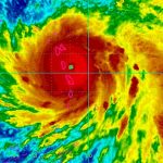 Video: ¿Huracán María o calavera? La impresionante fotografía satelital