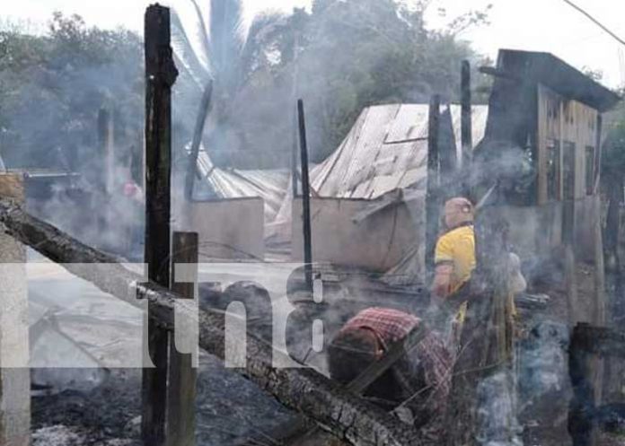 nicaragua, incendio, ayuda, san carlos, rio san juan, vivienda,