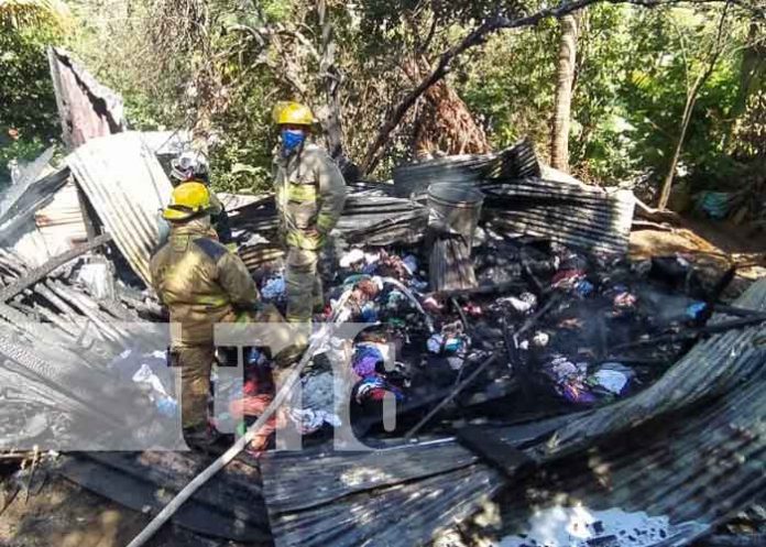 nicaragua, incendio, vivienda, managua,