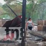 nicaragua, nandaime, incendio, pareja,