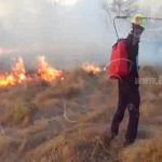 Conductor provoca quema de varias manzanas de potrero en Boaco