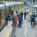 Video: Hombres empujan a joven que tomaba el metro y cae a las vías en Irlanda video, irlanda, agresiones, mujeres, dublin,