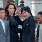 Angelina Jolie presenta su nueva película junto a sus hijos