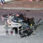 Motociclista perece al impactar contra cabezal en el barrio La Primavera Nicaragua, managua, motociclista, accidente,