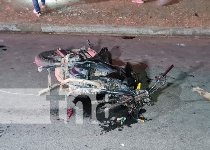 Nicaragua, managua, motociclista, accidente,