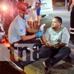 Nicaragua, Managua, accidente de tránsito, persona lesionada,
