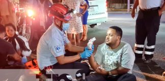 Nicaragua, Managua, accidente de tránsito, persona lesionada,